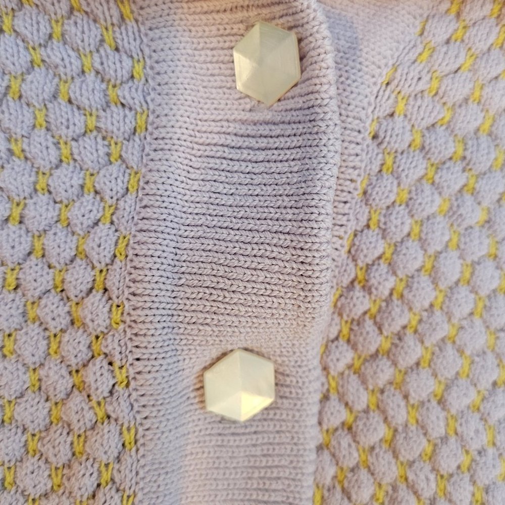 Current Air Short Sleeved Lavender Sweater - Picture 3 of 6